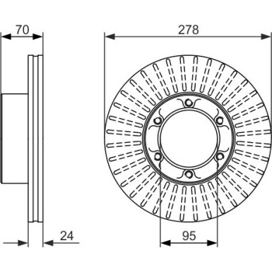 0 986 479 488 Bremsscheibe