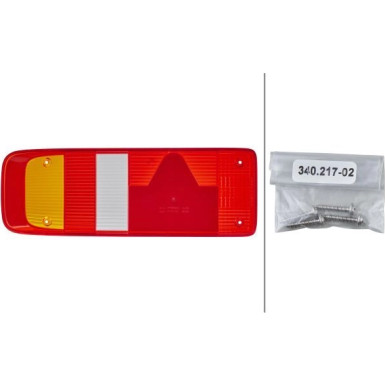 Hella | Lichtscheibe, Heckleuchte | 9EL 340 829-001