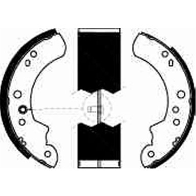 GS6222 Bremsbackensatz GS6222 Bremsbackensatz