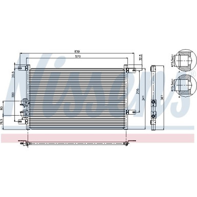 94526 Kondensator, Klimaanlage ** FIRST FIT **