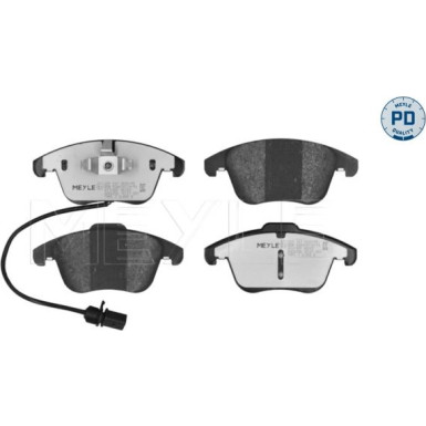 025 247 0520/PD Bremsbelagsatz, Scheibenbremse MEYLE-PD: Advanced performance and design.