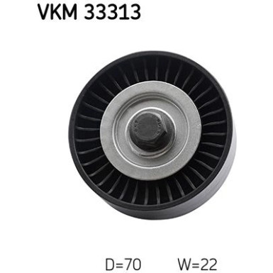 VKM 33313 Umlenk-/Führungsrolle, Keilrippenriemen