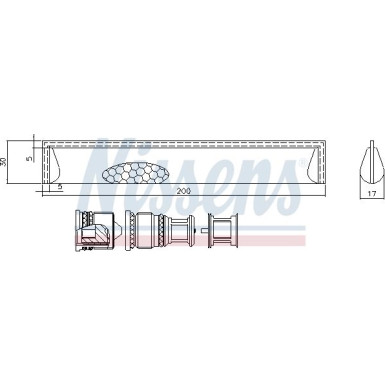 Nissens Trockner, Klimaanlage FIRST FIT 95351