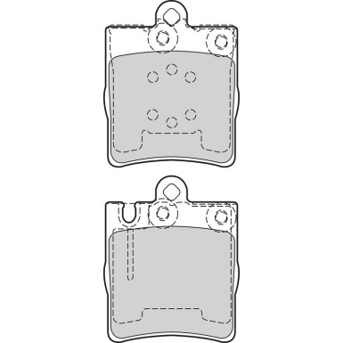 Valeo | Bremsbelagsatz, Scheibenbremse | 302028