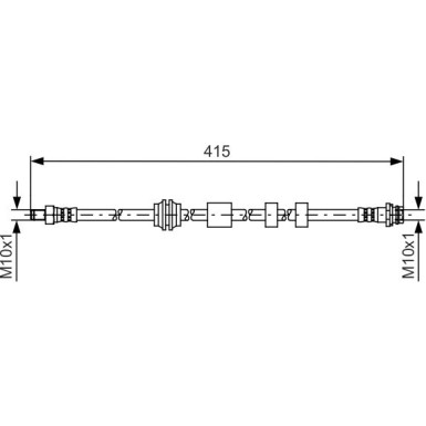 1 987 481 425 Bremsschlauch 1 987 481 425 Bremsschlauch