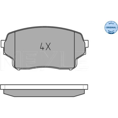 Meyle Bremsbelagsatz, Scheibenbremse MEYLE-ORIGINAL: True to OE 025 243 0115/W