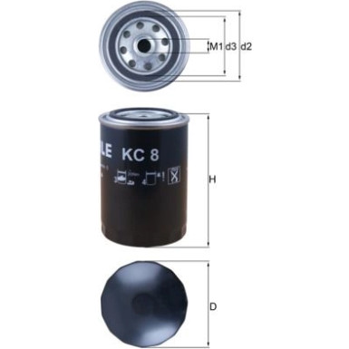 Knecht | Kraftstofffilter | KC 8