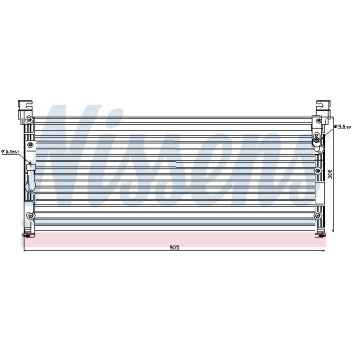 Nissens | Kondensator, Klimaanlage | 94370