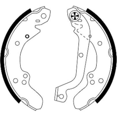 8DB 355 000-641 Bremsbackensatz