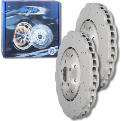SHW Performance AFX47415 Bremsscheibe AUDI A7, A6 Vorderachse, 390x36mm
