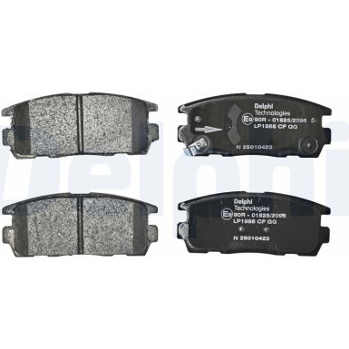 Delphi | Bremsbelagsatz, Scheibenbremse | LP1988 Delphi | Bremsbelagsatz, Scheibenbremse | LP1988