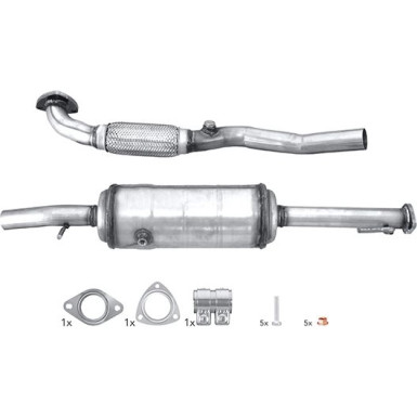 8LG 366 070-811 Ruß-/Partikelfilter, Abgasanlage Easy2Fit – PARTNERED with Faurecia