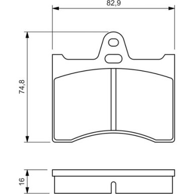 0 986 463 890 Bremsbelagsatz, Scheibenbremse 0 986 463 890 Bremsbelagsatz, Scheibenbremse