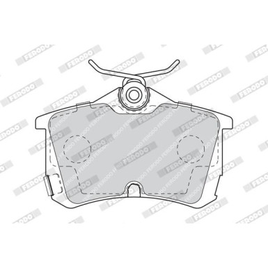 Ferodo | Bremsbelagsatz, Scheibenbremse | FDB1506 Ferodo | Bremsbelagsatz, Scheibenbremse | FDB1506