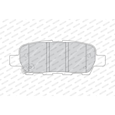 Ferodo | Bremsbelagsatz, Scheibenbremse | FDB1693