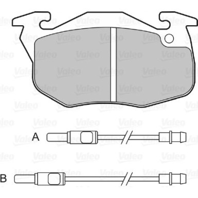 598081 Bremsbelagsatz, Scheibenbremse