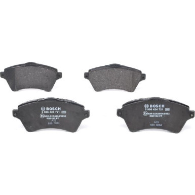 0 986 424 721 Bremsbelagsatz, Scheibenbremse