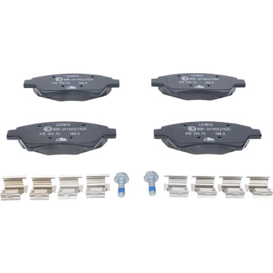 Bremsbelagsatz, Scheibenbremse ATE Ceramic 13.0470-3815.2