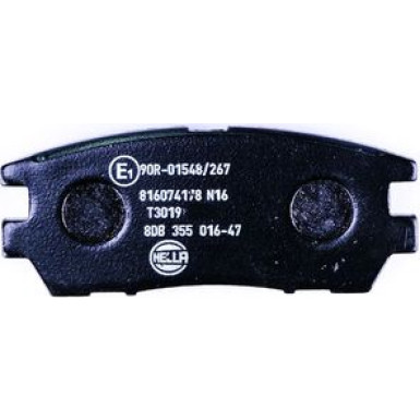 Hella | Bremsbelagsatz, Scheibenbremse | 8DB 355 016-471