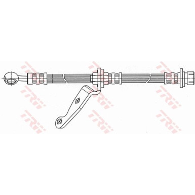 TRW | Bremsschlauch | PHD508