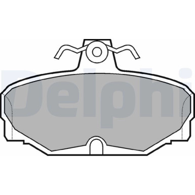 LP507 Bremsbelagsatz, Scheibenbremse