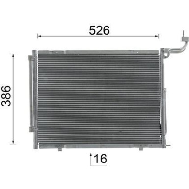 Mahle | Kondensator, Klimaanlage | AC 1068 000S Mahle | Kondensator, Klimaanlage | AC 1068 000S