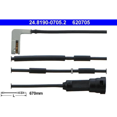 24.8190-0705.2 Warnkontakt, Bremsbelagverschleiß