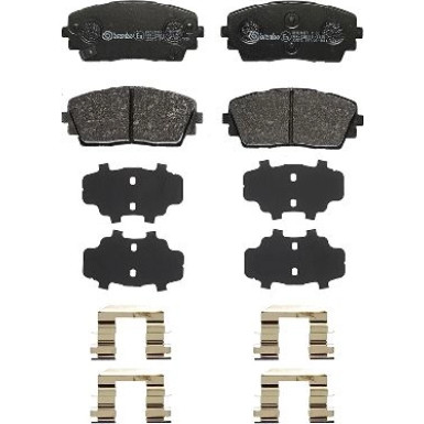 P 30 115 Bremsbelagsatz, Scheibenbremse PRIME LINE