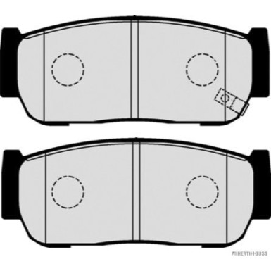 J3610517 Bremsbelagsatz, Scheibenbremse