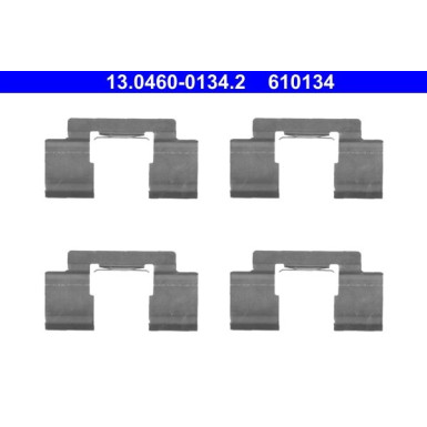 ATE | Zubehörsatz, Scheibenbremsbelag | 13.0460-0134.2