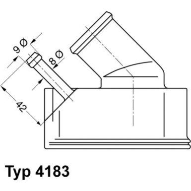 Wahler | Thermostat, Kühlmittel | 4183.92D