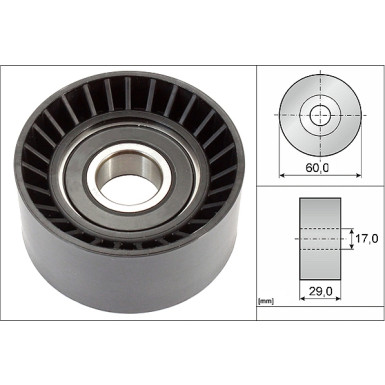 532 0364 20 Umlenk-/Führungsrolle, Keilrippenriemen