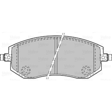 598853 Bremsbelagsatz, Scheibenbremse