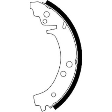 8DB 355 000-161 Bremsbackensatz