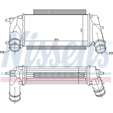 96498 Ladeluftkühler ** FIRST FIT **