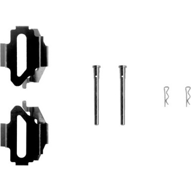 BOSCH | Zubehörsatz, Scheibenbremsbelag | 1 987 474 212