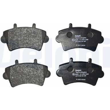 LP1746 Bremsbelagsatz, Scheibenbremse