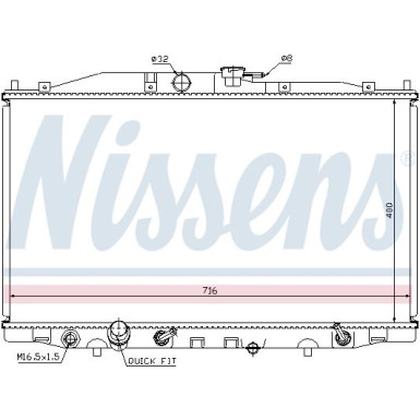 68112 Kühler, Motorkühlung 68112 Kühler, Motorkühlung