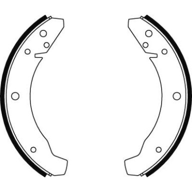 TRW | Bremsbackensatz | GS8025