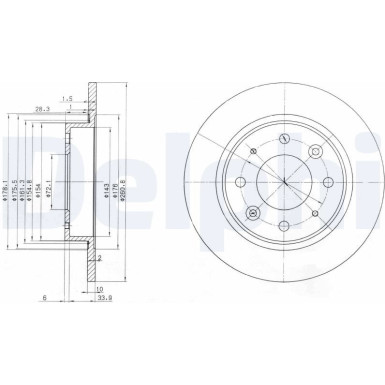 BG3336 Bremsscheibe BG3336 Bremsscheibe