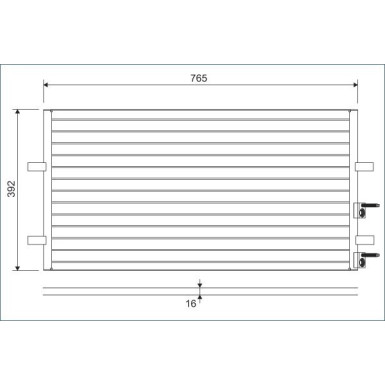 Valeo | Kondensator, Klimaanlage | 814087