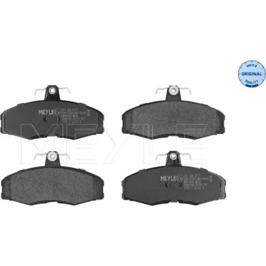 025 208 6117 Bremsbelagsatz, Scheibenbremse MEYLE-ORIGINAL: True to OE.