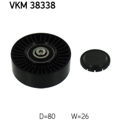 VKM 38338 Umlenk-/Führungsrolle, Keilrippenriemen