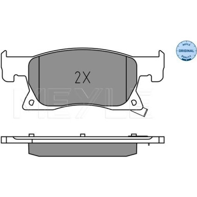 Meyle Bremsbelagsatz, Scheibenbremse MEYLE-ORIGINAL: True to OE 025 223 4220