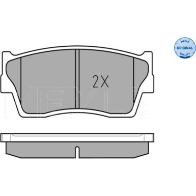Meyle Bremsbelagsatz, Scheibenbremse MEYLE-ORIGINAL: True to OE 025 215 0014/W