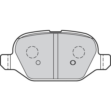 302338 Bremsbelagsatz, Scheibenbremse ESSENTIAL