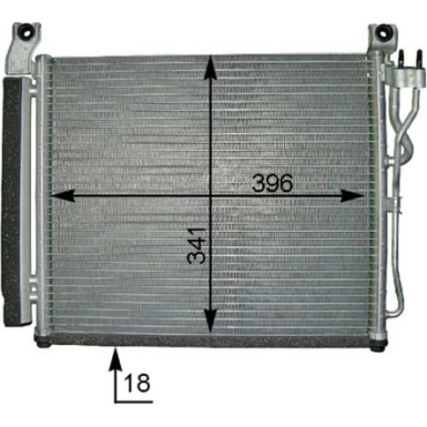Mahle | Kondensator, Klimaanlage | AC 591 000P