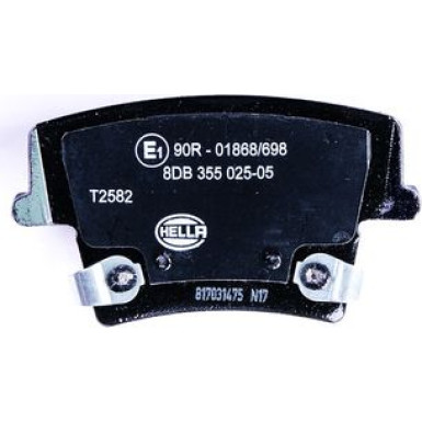 Hella | Bremsbelagsatz, Scheibenbremse | 8DB 355 025-051