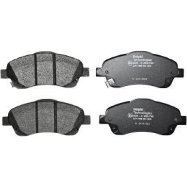 Delphi Bremsbelagsatz, Scheibenbremse LP1786