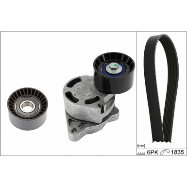 529 0436 10 Keilrippenriemensatz 529 0436 10 Keilrippenriemensatz